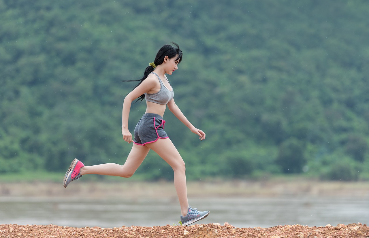 woman exercise running